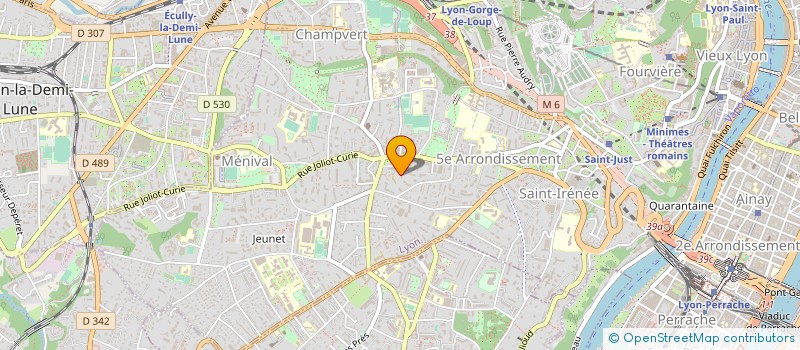 localisation de l'entreprise FONDS RHODANIEN DE FORMATION  ECULLY