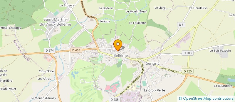 localisation de l'entreprise FONDS TERRITORIAL DU PERCHE à BELLEME