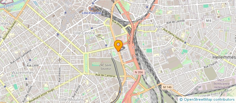 localisation de l'entreprise FONDUBLIL à LILLE
