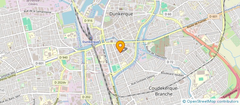 localisation de l'entreprise FONDURA à DUNKERQUE