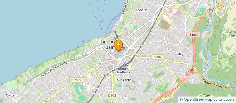 localisation de l'entreprise FONDWICH à THONON-LES-BAINS