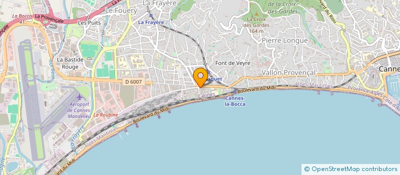 localisation de l'entreprise FONE ZONE à CANNES