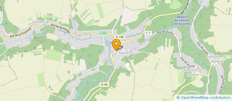 localisation de l'entreprise FONELOOP  SACLAS