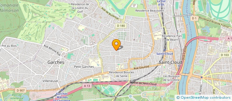 localisation de l'entreprise FONEX à SAINT-CLOUD