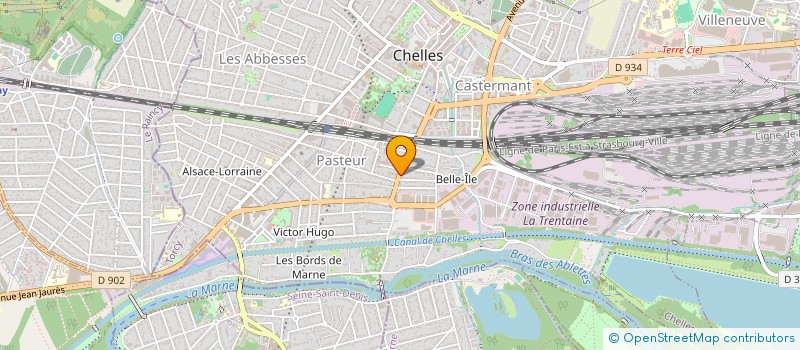 localisation de l'entreprise FONG LING  CHELLES