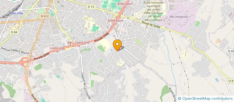 localisation de l'entreprise FONGAL'HOME  ALBI