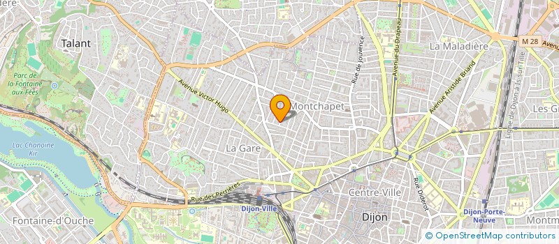 localisation de l'entreprise FONGANCE INVEST à DIJON