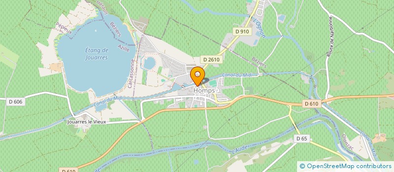 localisation de l'entreprise FONGARO-F  HOMPS