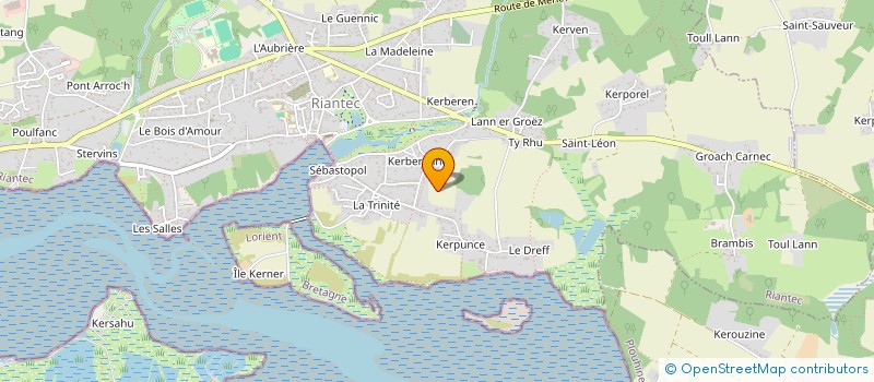 localisation de l'entreprise FONGECO à RIANTEC