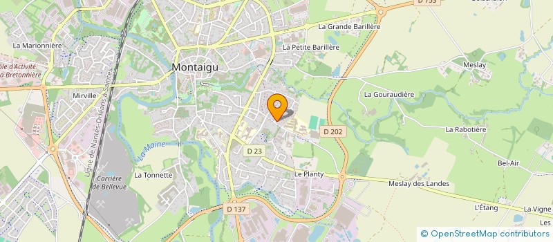 localisation de l'entreprise FONGIMAB à MONTAIGU-VENDEE