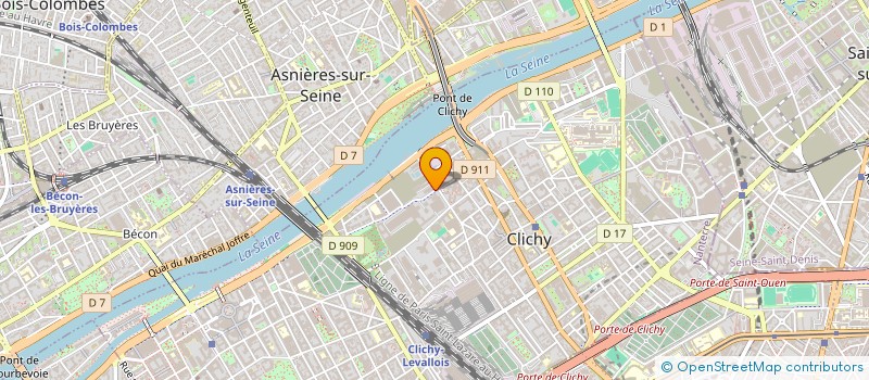 localisation de l'entreprise FONILOG à CLICHY