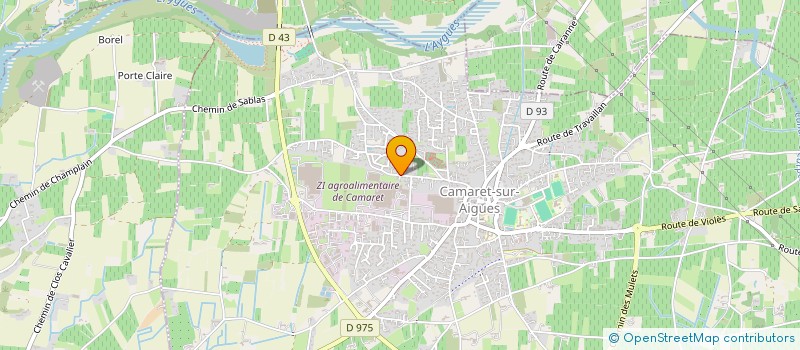 localisation de l'entreprise FONKA  CAMARET-SUR-AIGUES