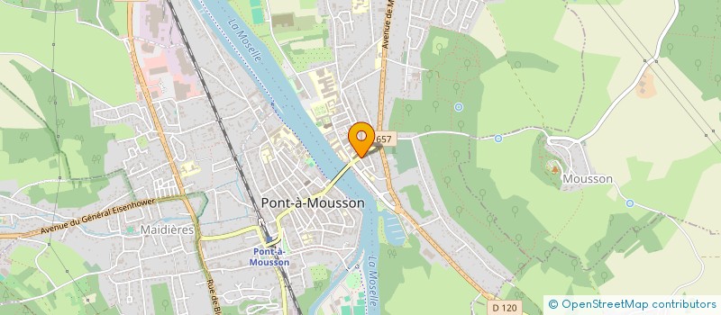 localisation de l'entreprise FONKI à PONT-A-MOUSSON