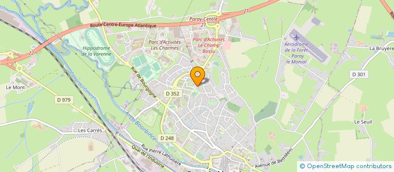 localisation de l'entreprise FONLUPT  PARAY-LE-MONIAL