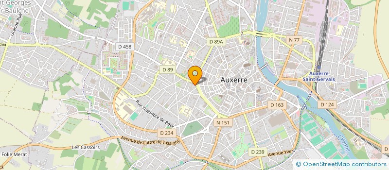 localisation de l'entreprise FONLUPT MOUTON à AUXERRE