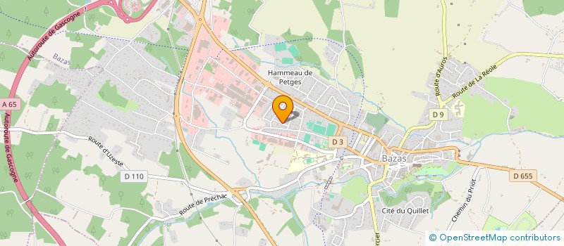 localisation de l'entreprise FONMARTY ET FILS  BAZAS