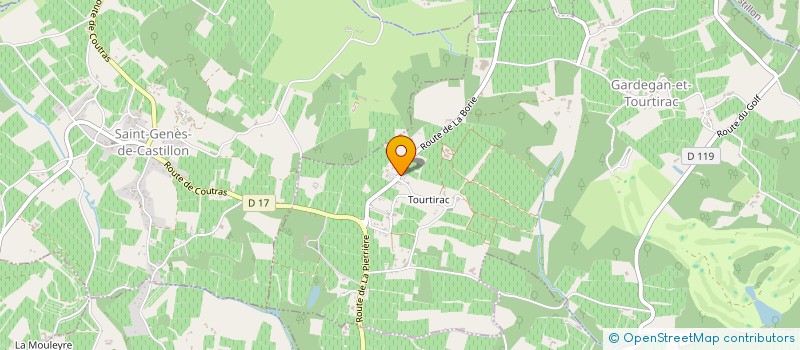 localisation de l'entreprise FONMARTY GONIN IMMOBILIER  GARDEGAN-ET-TOURTIRAC
