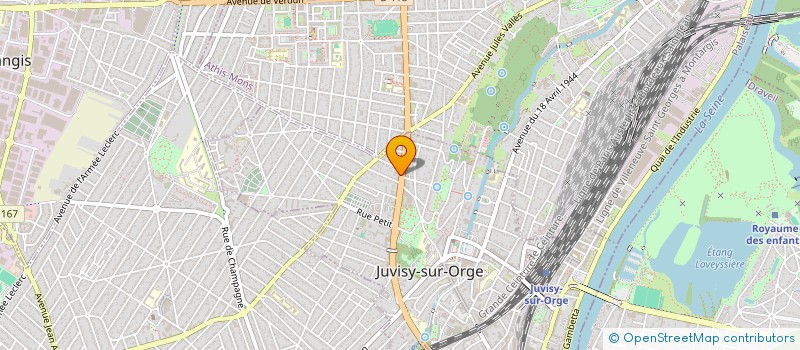 localisation de l'entreprise FONMORT à JUVISY-SUR-ORGE