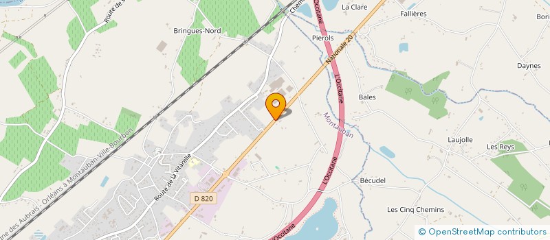 localisation de l'entreprise FONNEUVE TILLOL PEINTURES  MONTAUBAN