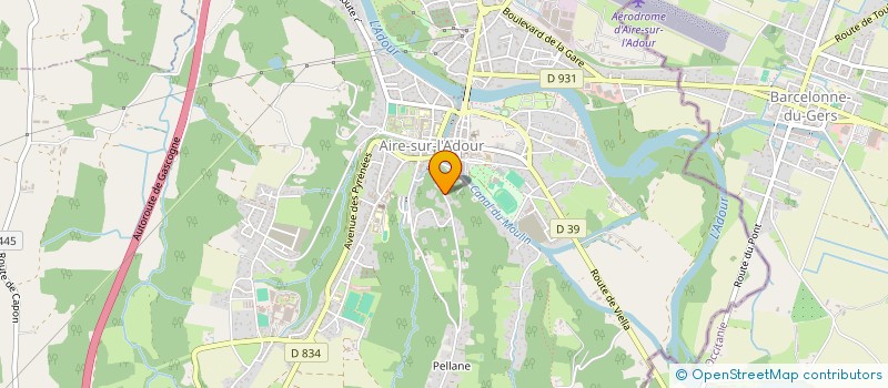 localisation de l'entreprise FONOU TIETCHOP IMMOBILIER  AIRE-SUR-L'ADOUR