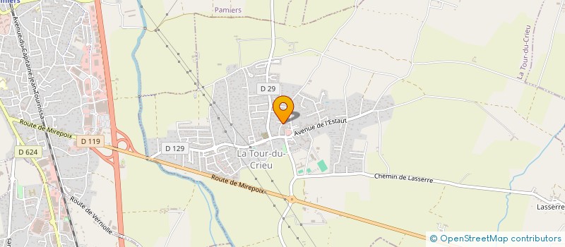 localisation de l'entreprise FONQUERNE GILLES à LA TOUR-DU-CRIEU