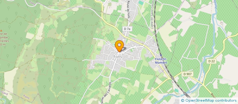 localisation de l'entreprise FONS C UR DE VILLAGE à FONS