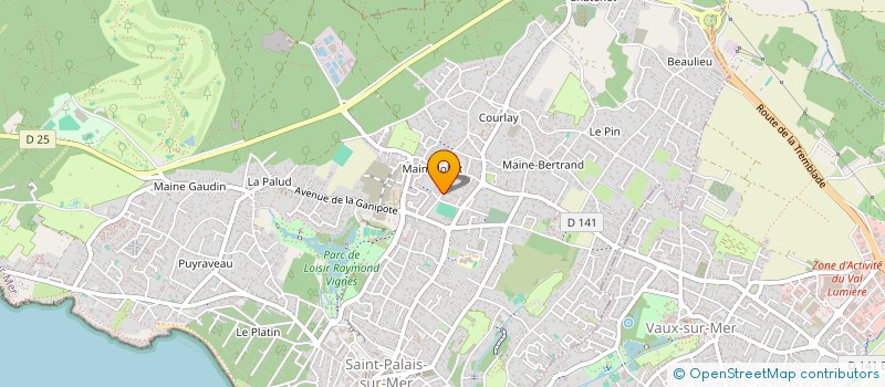 localisation de l'entreprise FONS COPERTUS  SAINT-PALAIS-SUR-MER