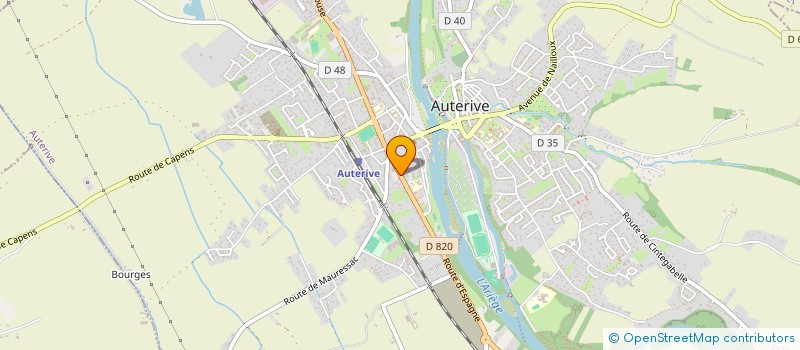localisation de l'entreprise FONSAG à AUTERIVE