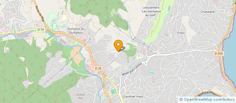 localisation de l'entreprise FONSALA INVESTISSEMENTS à SAINTE-MAXIME