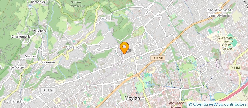localisation de l'entreprise FONSANGES  MEYLAN