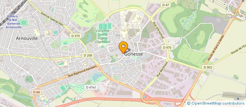 localisation de l'entreprise FONSEBAT SARL à GONESSE