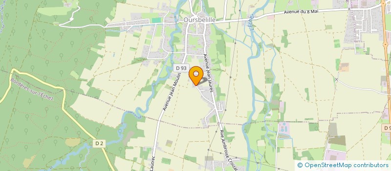 localisation de l'entreprise FONSECA  OURSBELILLE