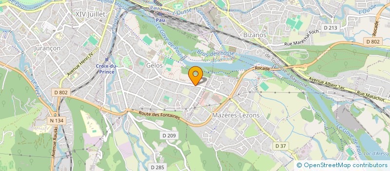 localisation de l'entreprise FONSECA CUESTA FONSECA CUESTA à GELOS