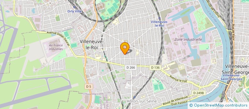 localisation de l'entreprise FONSECA TRANSPORT  VILLENEUVE-LE-ROI