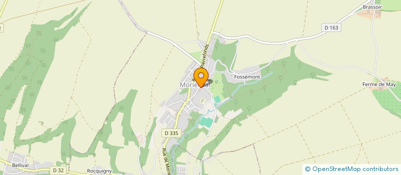 localisation de l'entreprise FONSIGNY  MORIENVAL