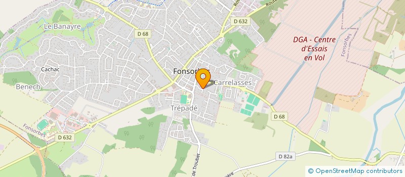 localisation de l'entreprise FONSORBES RASSEMBLEE  FONSORBES