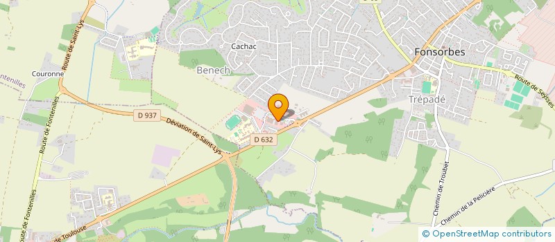 localisation de l'entreprise FONSPORTS à FONSORBES