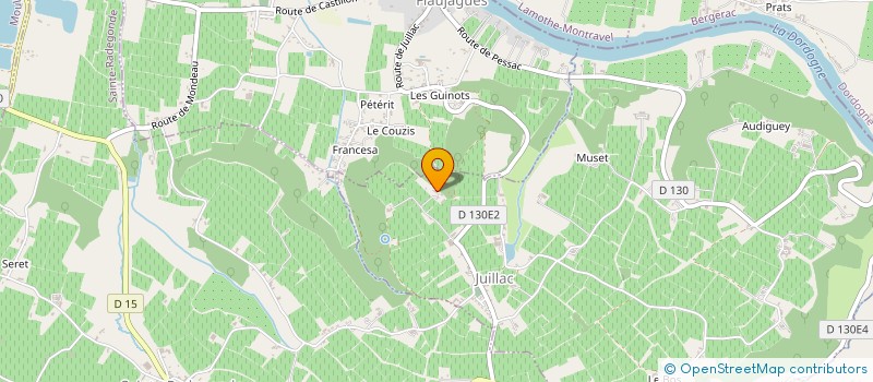 localisation de l'entreprise FONSTIVAL  JUILLAC