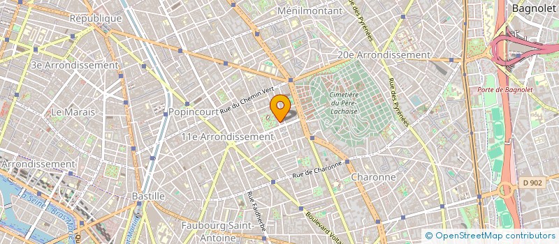 localisation de l'entreprise FONT  PARIS