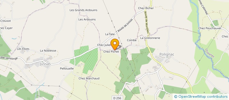 localisation de l'entreprise FONT BEDEAU  SOUSMOULINS