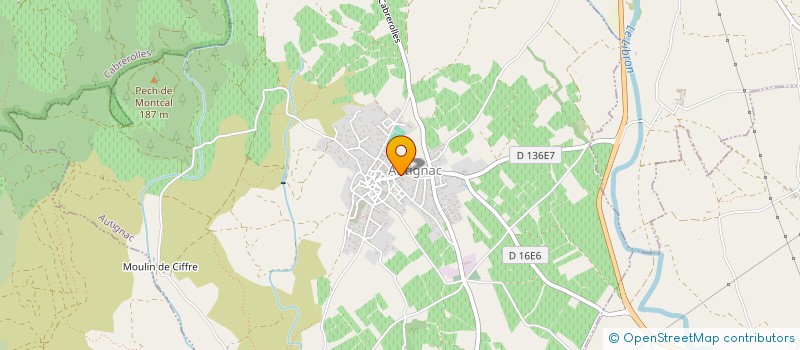 localisation de l'entreprise FONT CERISE SCI à AUTIGNAC