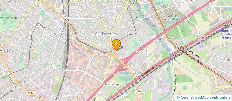 localisation de l'entreprise FONT D'ENCAUVI à MONTPELLIER