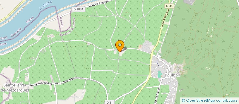 localisation de l'entreprise FONT DE BERNARD  BOULBON