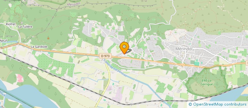localisation de l'entreprise FONT DE L'ORME  MERINDOL