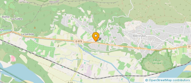 localisation de l'entreprise FONT DE L'ORME  MERINDOL