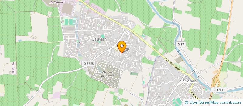 localisation de l'entreprise FONT DE MAZEILLES à SAUVIAN