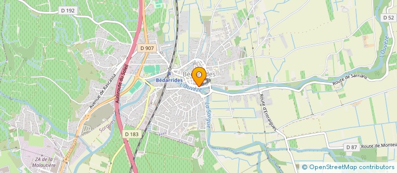 localisation de l'entreprise FONT DE MICHELLE  BEDARRIDES