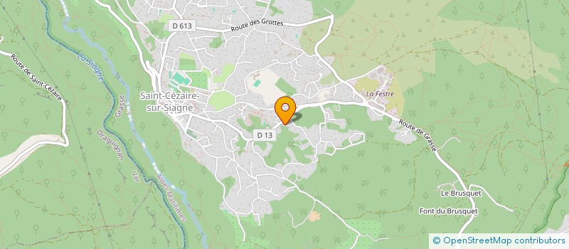 localisation de l'entreprise FONT DU BRUSQUET à SAINT-CEZAIRE-SUR-SIAGNE