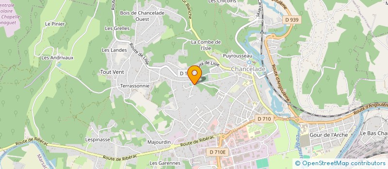 localisation de l'entreprise FONT LAURIERE MD  CHANCELADE