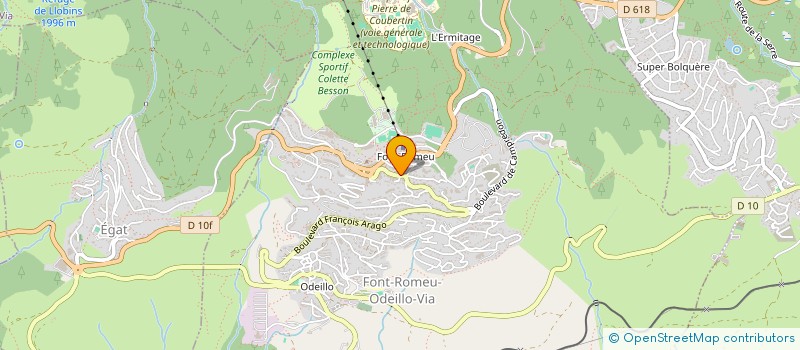 localisation de l'entreprise FONT-ROMEU AMENAGEMENT  FONT-ROMEU-ODEILLO-VIA